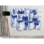 «Blue Ice Iris», reproduction d'impression sur toile-22499366