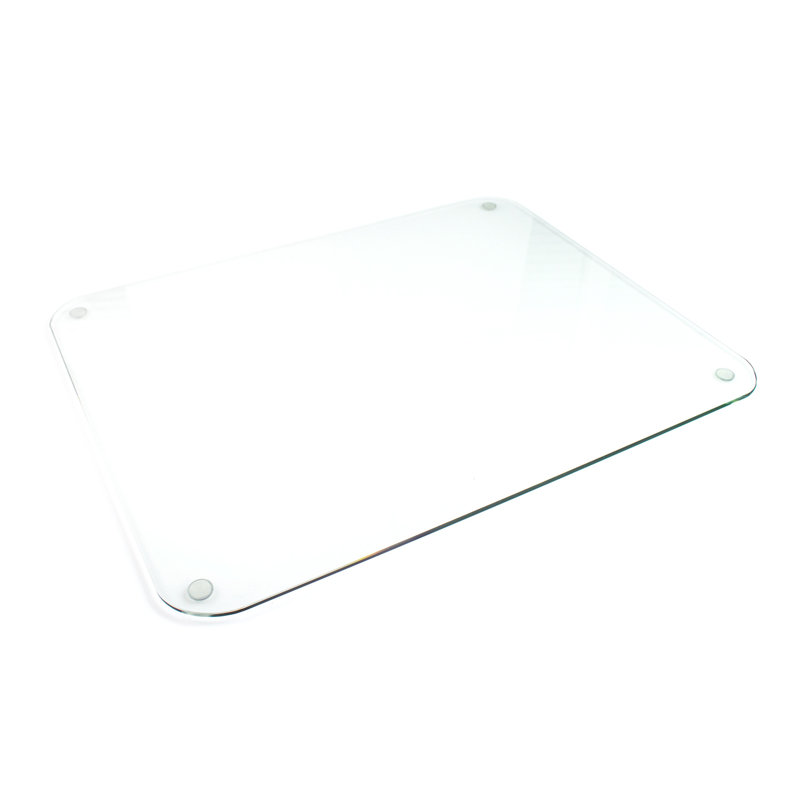 Glaciermat Glass Desk Pad 19" x 24", 19" x 24"