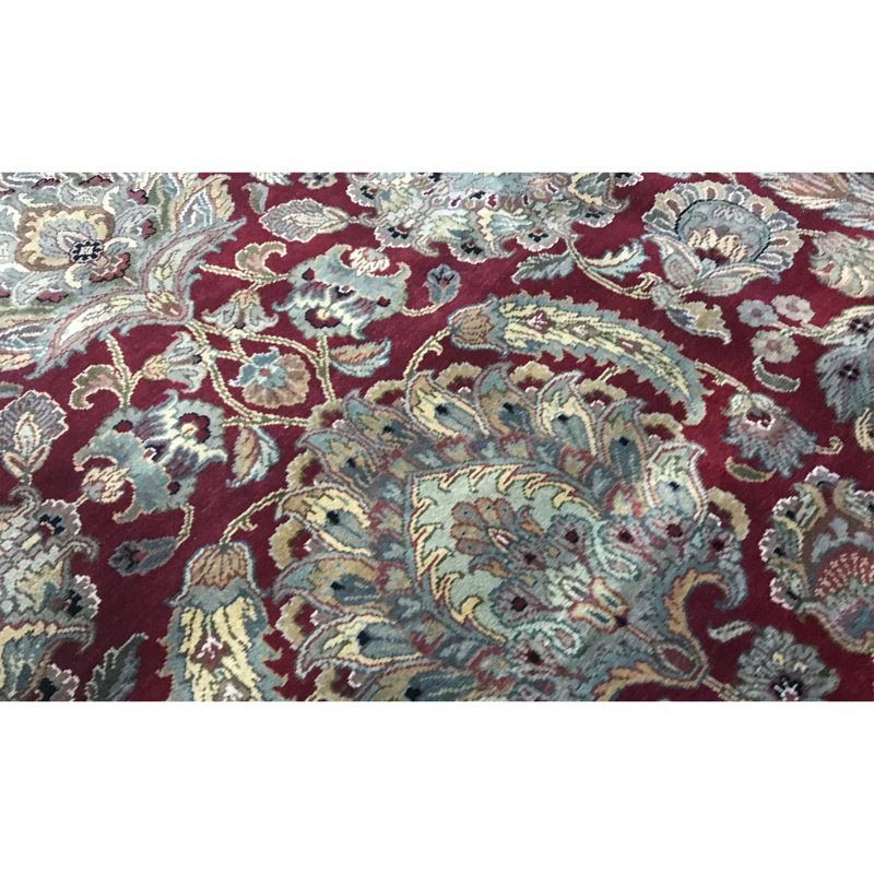 Wool Oriental Area Rug, Rectangle 6' x 9'
