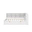 Lit de jour en bois avec tiroirs, tablette et port USB-2138446698-2138446700