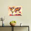 «Vibrant World Map», art mural moderne contemporain abstrait-129152083