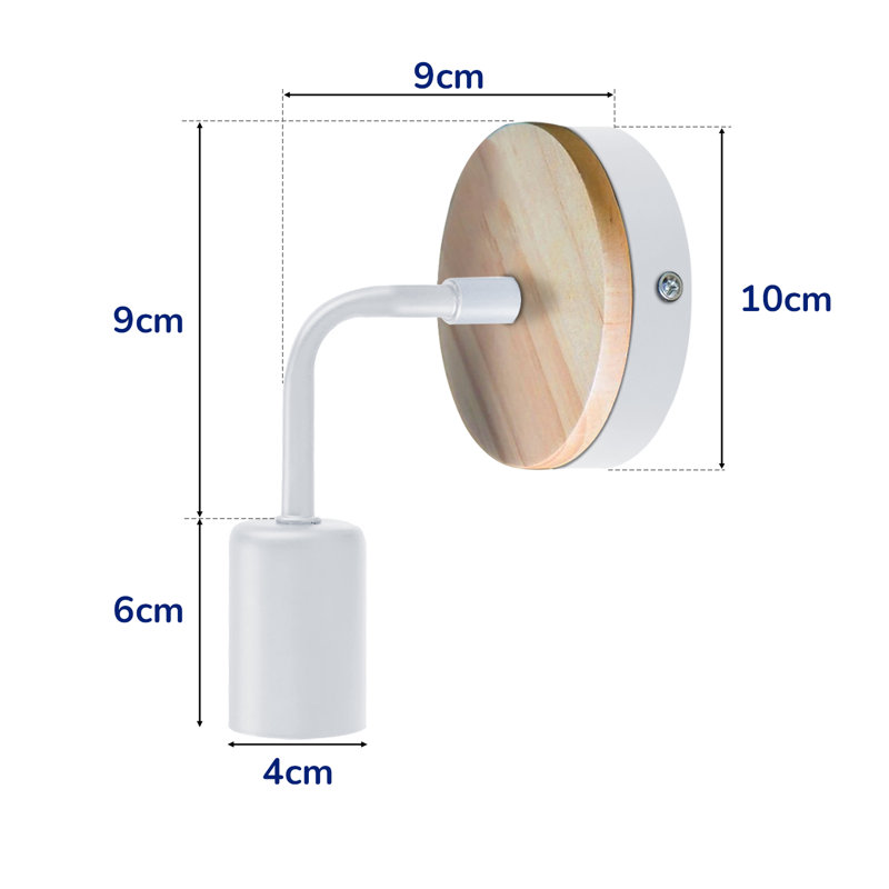 Friant Armed Sconce, No, White
