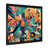 Impression noire sur toile encadrée sélectionné