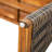 Outdoor Acacia Wood Bench(Set Of 2)-1200150720