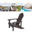 Chaise Adirondack en plastique résistante aux intempéries pour terrasse-19970094