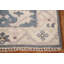 Tapis de couloir bleu 3 pi Oushak