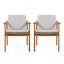Fauteuil club d'extérieur en bois d'acacia, chaises de salle à manger-1671246800
