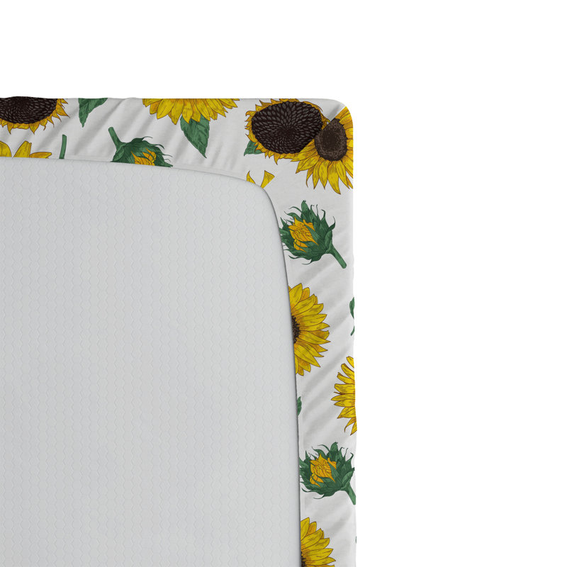 Ensemble de 2 draps-housses Ambesonne, Vert réséda, brun foncé / floral, Drap-housse grand