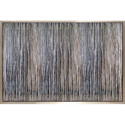 Silver Rain Painting
