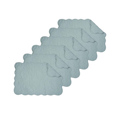 Ensemble de 6 napperons de courtepointe Christiana