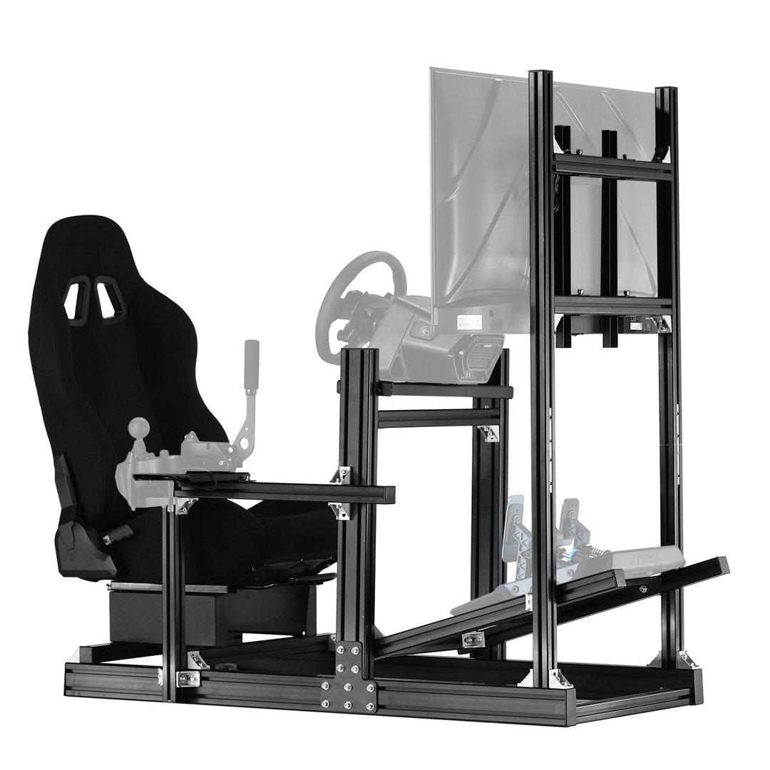 Inbox Zero Adjustable PC & Racing Game Chair in Black
