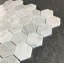 2 in. x 2 in. Honeycomb Polished Marble and Stone Tile-50872616