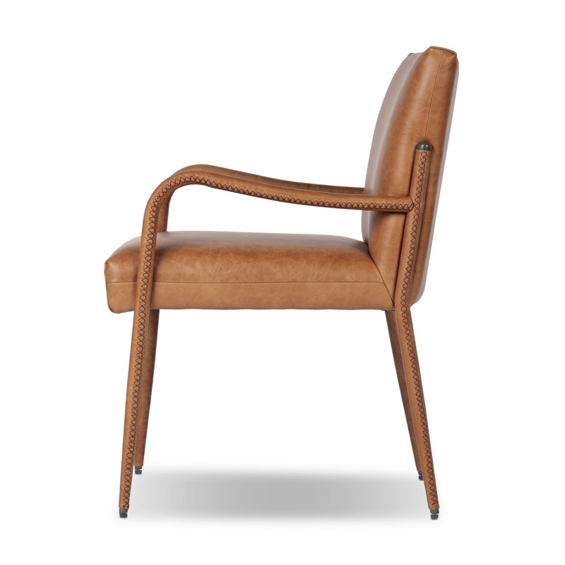 Quill Leather Arm Chair