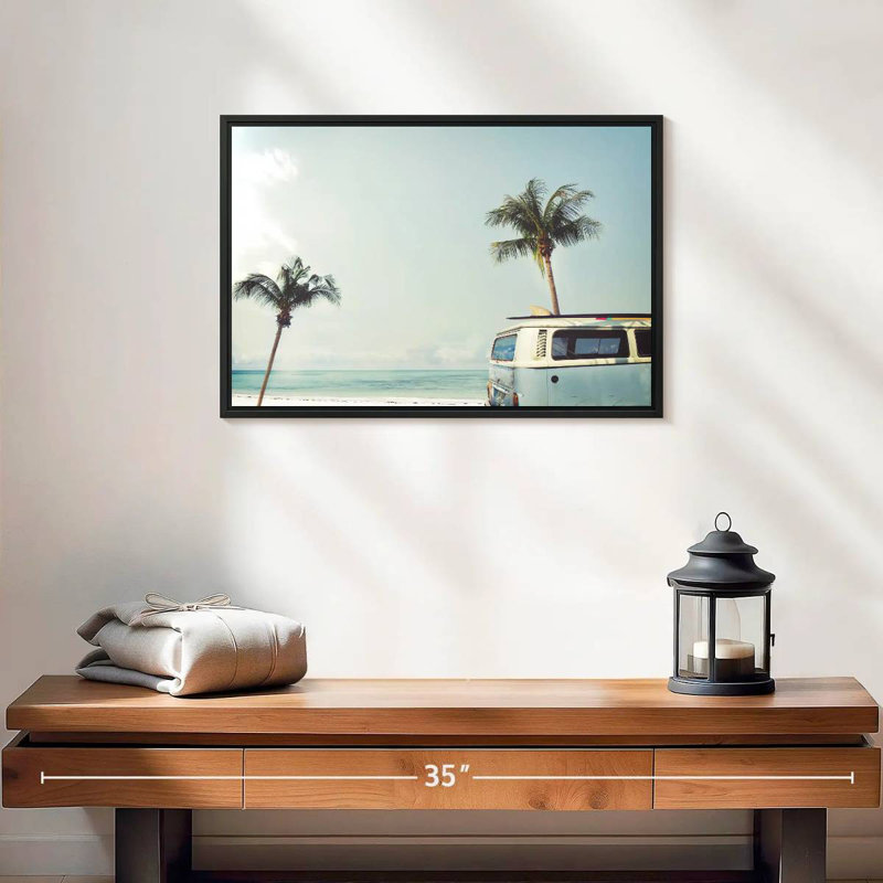 Gillard Retro Surf Van, 13" H x 19" W