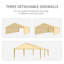 Bahattin 6 x 3 m Party Tent Gazebo with Windows and Side Panels-1408703248