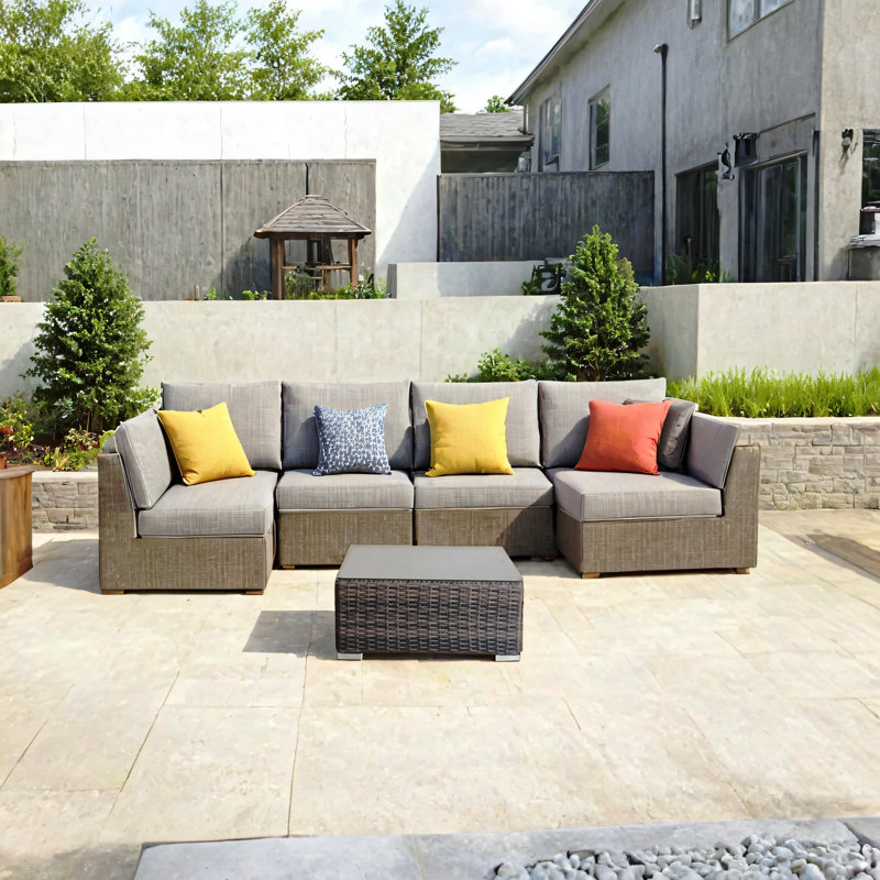 Modern Square Coffee Table – No Assembly Required