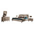 Ensemble de chambre avec grand lit et commode Monaco 6 pièces