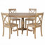 Ensemble de table de salle à manger moderne 5 pièces pour 4