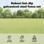 Vidaxl Fence With Posts Steel-116798048-116798044