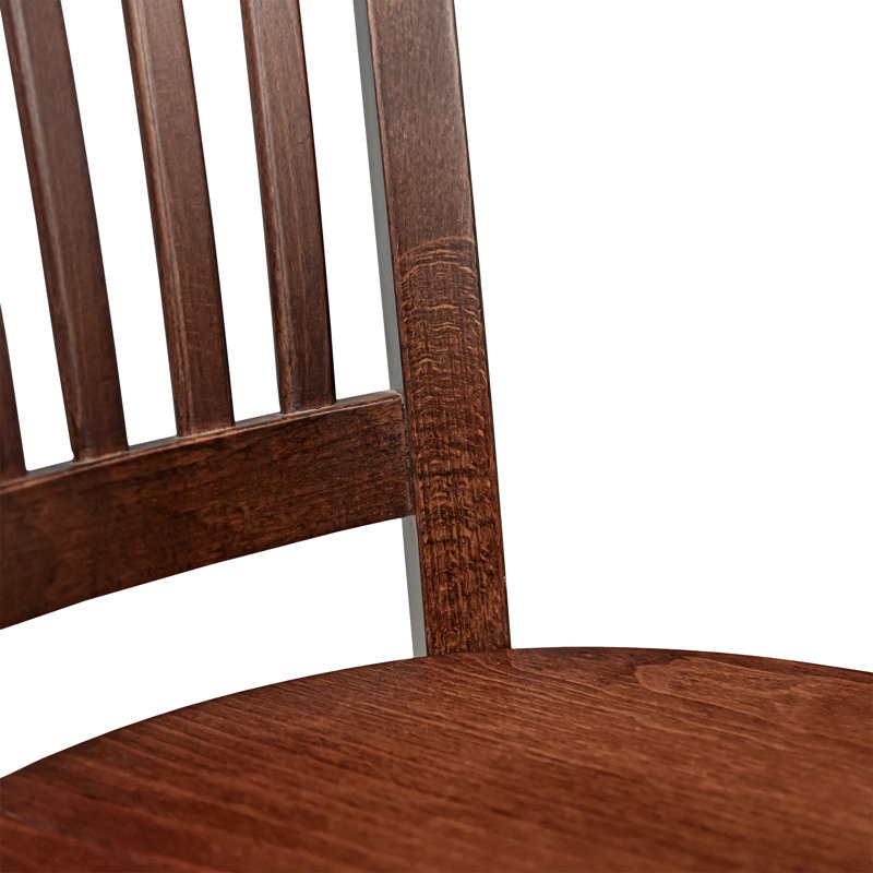 Chaise d'appoint Julia - Acajou foncé, Acajou foncé