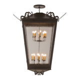 Madeline 16 - Light Dimmable Lantern Square / Rectangle Chandelier