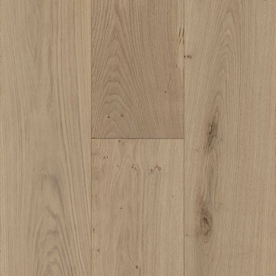 Plancher de bois franc d'ingénierie de 0,38 po x 7,2 po morceau de morceau d'argent Nature