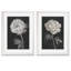 «Black and White Flowers I», ensemble de 2 reproductions d'art encadrées-1047400655-1047400651-1047400662
