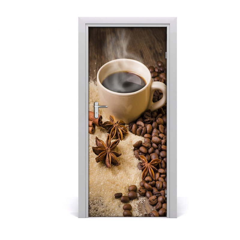 Coffee Pot Door Decal