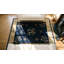 Tapis rectangulaire en laine noué à la main bleu ivoire beige crème antique des années 1920