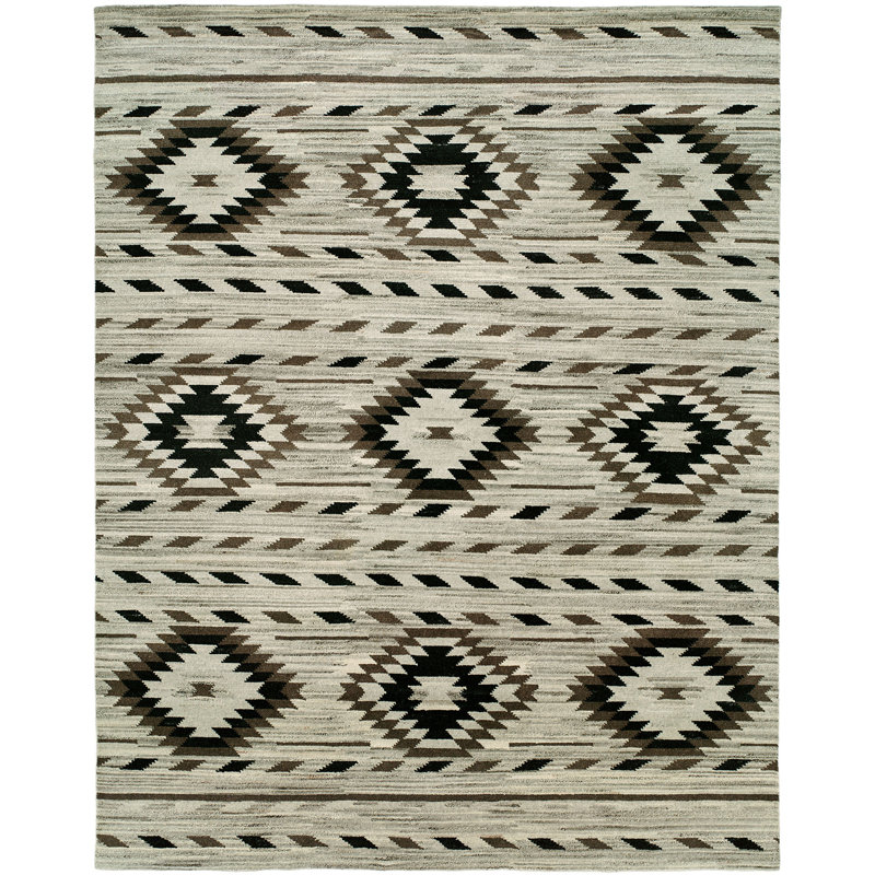 Youmans Wool Southwestern Indoor Rug, Rectangle 6' x 9'