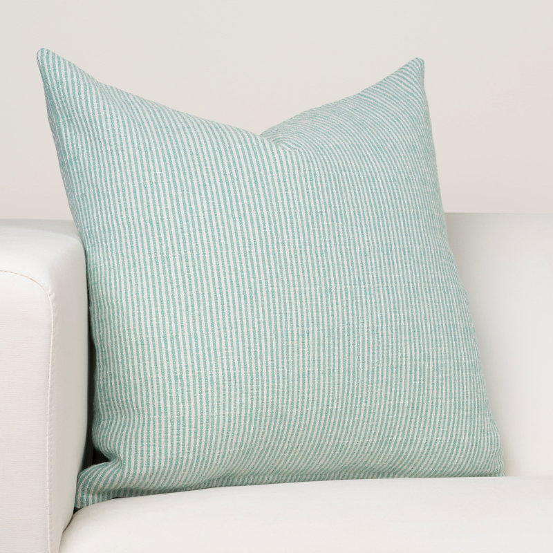 Mariner Cotton Pillow Cover & Insert, Seafoam, 20" x 20"