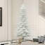 Slim Crystal White Pine Artificial Christmas Tree with Stand-2070019283-2038488626
