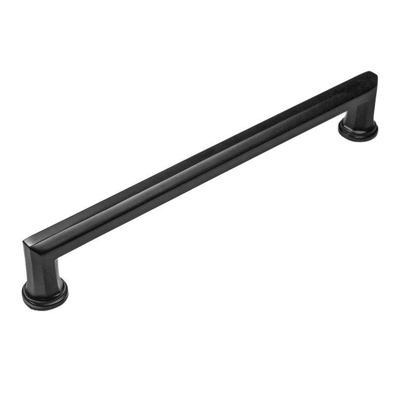 Poignée barre / poignée Facette 8 11/16 po Facette, Noir mat