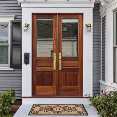 Schuster Personalizable Non-Slip Outdoor Doormat