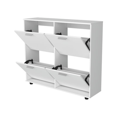 Nutrioso Shoe Rack, White