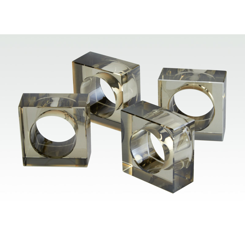 S/4 Napkin Holder - Smoke, Smoke