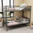 Twin Metal Bunk Bed, Convertible Into Two Separate Beds, Rust - Construction, Non Slip , 350Lbs Weight Limit Bed For And Teens, Size, Function, Steel Bedframe, Secure Stable