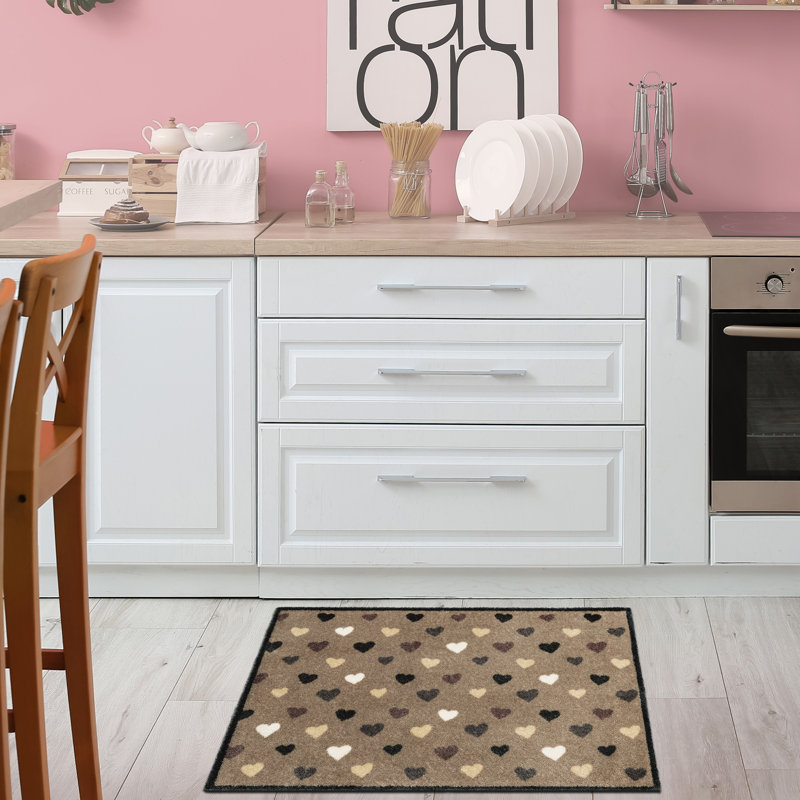 Aiofe Non-Slip Indoor Doormat, 0.8cm H x 50cm W x 75cm L