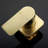 Gold Bathroom Faucet With Waterfall Spout - Brass, Temperature Control Gold- Sink Elegant Outlook-125036340