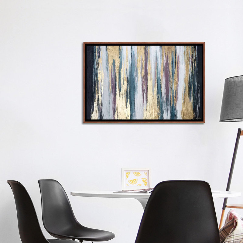 « walk of fierté » par nikki chauhan-print, H 18 po x l 26 po x P 1,5 po, Toile avec cadre en bois brun