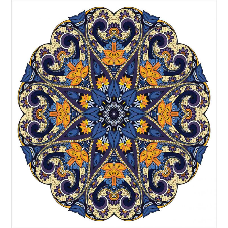 Ensemble de housse de couette mandala, Housse de couette très grand et 2 taies