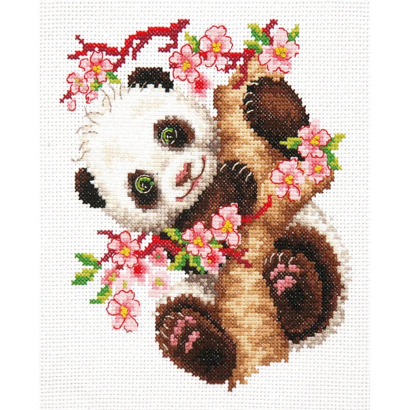  Counted Cross-Stitch Kit Panda 19-26