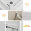 Commode 3 tiroirs avec panneau cannelé-430585834