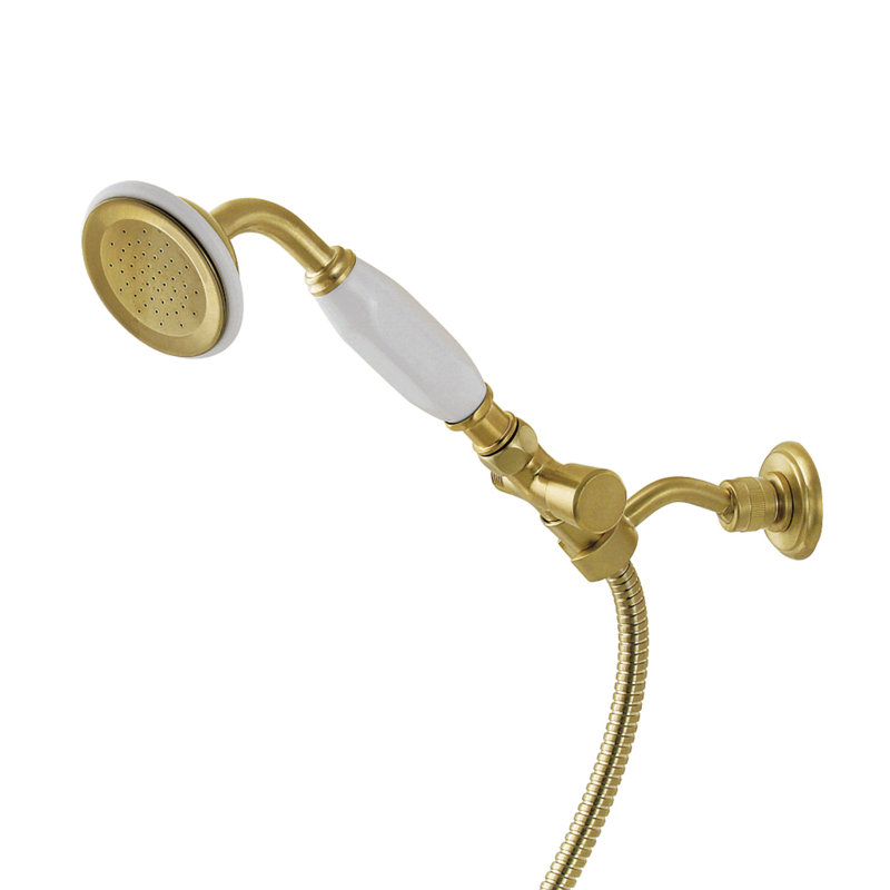 Kingston Brass Victorian Hand Shower Kit, Brushed Brass
