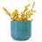 Stylish Cyan Ceramic Planter, All - Weather Suitable For Indoor And Outdoor Spaces, 16.18" L W Glossy Flowerpot With Built In Drainage Hole, Modern Planter Patio, Garden, Windowsill, , 14.23" H,-461982848