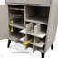 Armoire à vin d'appoint en gris