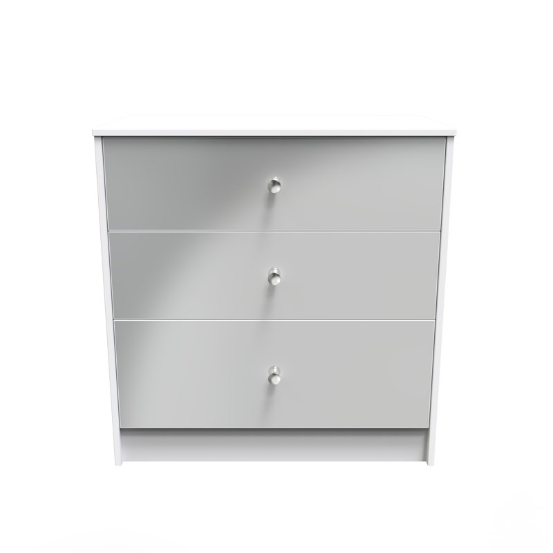 Fully Assembled Rewis 3 - Drawer Chest of Drawers