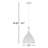 Joan 1 - Light Single Pendant-24313880-24313881