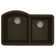 Karran Undermount Quartz Composite 32'' X 21'' 60/40 Double Bowl Kitchen Sink