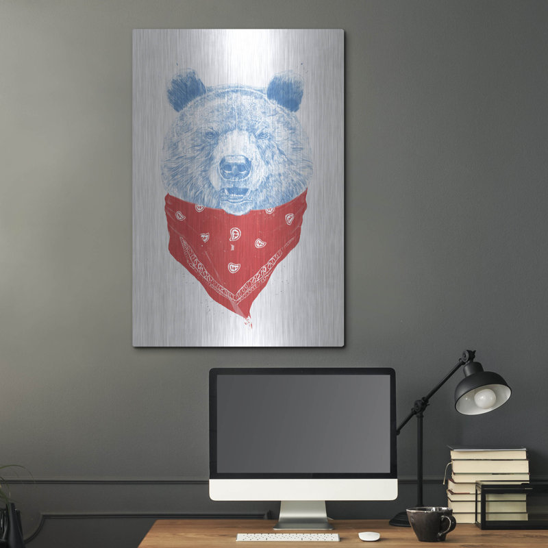 «Wild Bear» par Balazs Solti, H 36 po x l 24 po